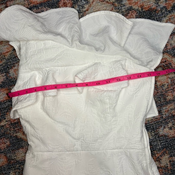 Lilly Pulitzer Pineapple Pucker Jacquard Kipton Romper One Shoulder - Picture 12 of 14